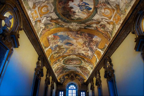 Pamphilj Palace (Palazzo Pamphilj), Galleria Serliana, paintings by Pietro da Cortona