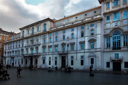 Pamphilj Palace (Palazzo Pamphilj) seen from Piazza Navona