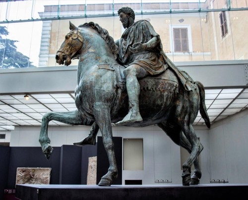 Equestrian Statue of Emperor Marcus Aurelius, fragment, Musei Capitolini