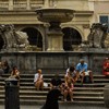 Giacomo della Porta, fontanna na Piazza Santa Maria in Trastevere