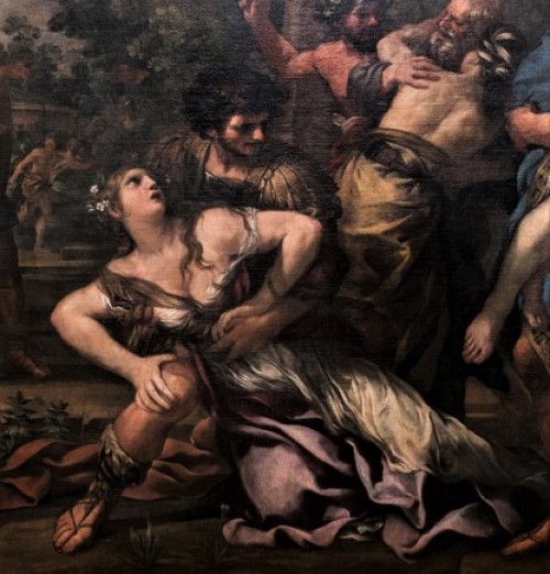 Porwanie Sabinek, Pietro da Cortona, fragment, Musei Capitolini - Pinacoteca Capitolina