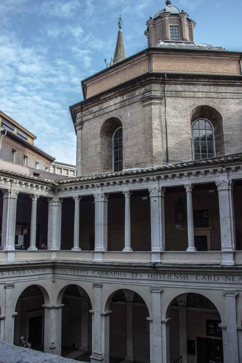 Donato Bramante, courtyard of the Church of Santa Maria della Pace