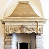 Elements of the Barberini coat of arms in the chamber of Clement VIII, renovated during the pontificate of Pope  Urban VIII, Castle of the Holy Angel