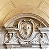 Palazzo Barberini, decorations in the vestibule of the first floor