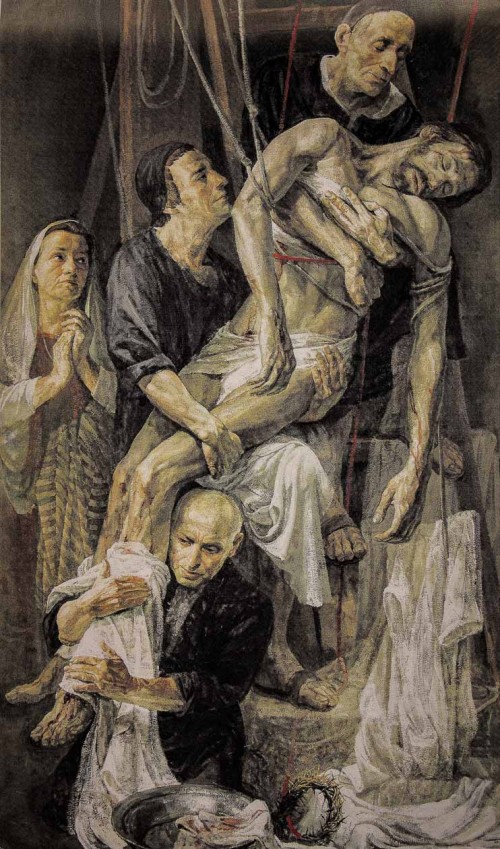 Il Gesù, Zdjęcie z krzyża, Safet Zec, kaplica Męki Pańskiej (Cappella della Passione)