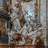 Il Gesù, Religia triumfująca nad Herezją, Pierre Le Gros, kaplica Sant'Ignazio