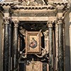 Church of Santa Maria dei Miracoli, main altar – copy of the miraculous painting of Madonna with Child, angels