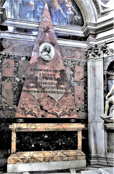 Church of Santa Maria del Popolo, Chigi Chapel - funerary monument of Sigismund Chigi