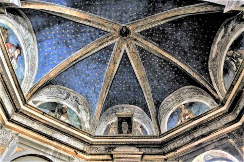 Basilica of Santa Maria del Popolo, Costa Chapel, four Doctors of the Church in the lunettes