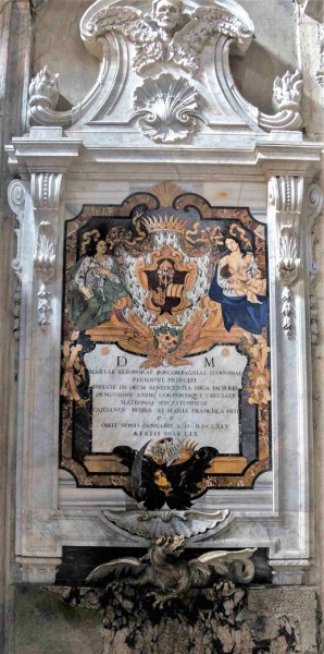 Basilica of Santa Maria del Popolo, funerary monument of Princess Maria E. Boncompagni