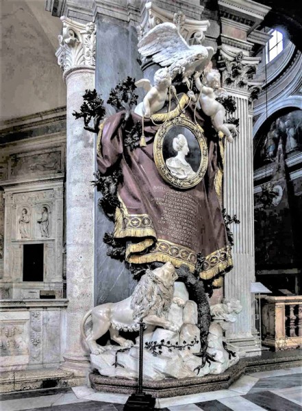 Basilica of Santa Maria del Popolo, funerary monument of Maria Flaminia Odescalchi Chigi