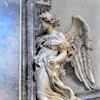 Basilica of Santa Maria del Popolo, angel supporting a painting – right transept (Antonio Raggi)