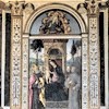 Basilica of Santa Maria del Popolo, Basso della Rovere Chapel, Madonna with Child, Pinturicchio