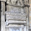 Basilica of Santa Maria del Popolo, Della Rovere Chapel, tombstones of Domenico and Cristoforo della Rovere, Andrea Bregno