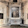 Basilica of Santa Maria del Popolo, Montemirabile Chapel, remains of the original Renaissance main altar of the church