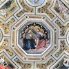 Basilica of Santa Maria del Popolo, vault of the church apse, frescoes by Pinturicchio, Coronation of the Virgin