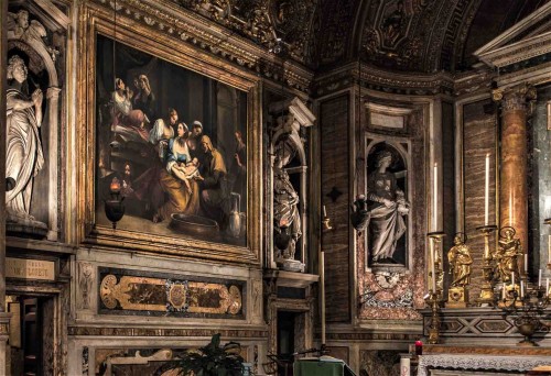 Church of Santa Maria di Loreto, The Birth of the Virgin Mary, Giuseppe Cesari (Cavalier d'Arpino)