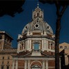 Church of Santa Maria di Loreto, main enterance from the Forum of Trajan