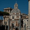 Church of Santa Maria di Loreto seen from the Forum of Trajan