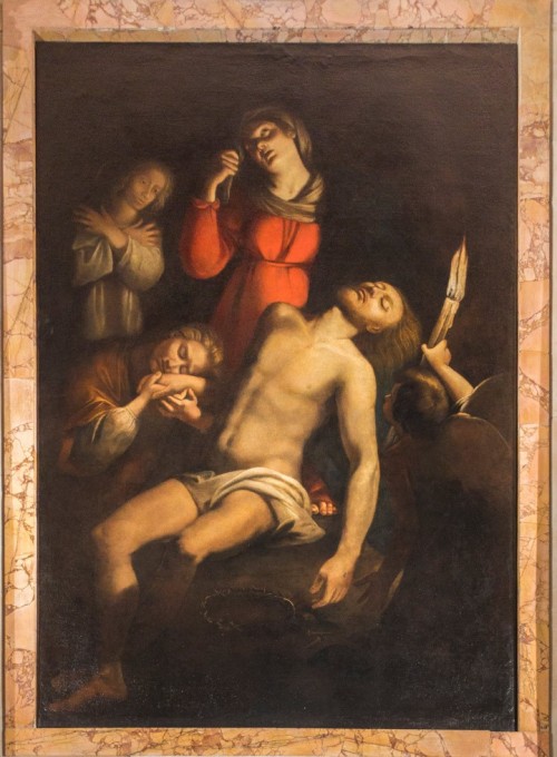 Church of Santa Maria in Aquiro, Chapel of the Pietà, The Deposition, Maestro Jacopo