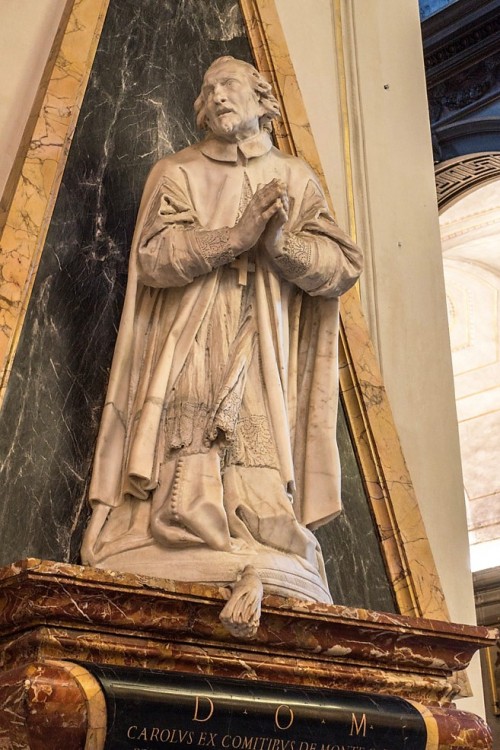 Church of Santa Maria in Aquiro, funerary monument of Carlo Montecatini, Dominico Guidi