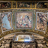 Church of Santa Maria in Aquiro, Chapel of the Visitation, frescoes by Carlo Saraceni