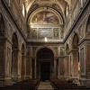 Church of Santa Maria in Aquiro, interior, view of the main enterance