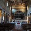 Basilica of Santa Maria in Domnica (during restoration of the apse, 2017)