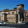 Basilica of San Nicola in Carcere, southern side, columns and entablature of the old Temple of Spes