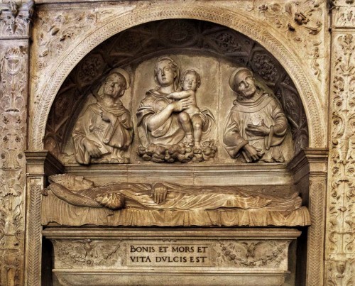 Church of San Pietro in Montorio, tombstone of Giulio Maffei from the beginning of the XVI century