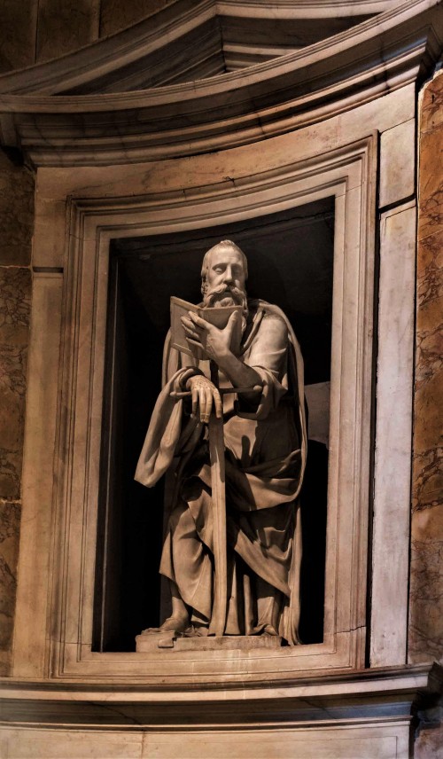 Church of San Pietro in Montorio, statue of St. Paul from the Ricci Chapel