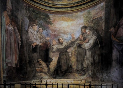 Church of San Pietro in Montorio, St. Francis Receiving the Stigmata, Giovanni de Vecchia