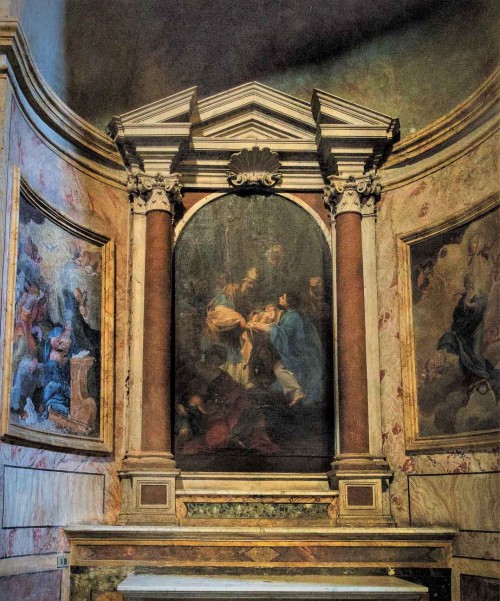 San Pietro in Montorio, trzecia kaplica po prawej - sceny z życia Marii, Michelangelo Carruti