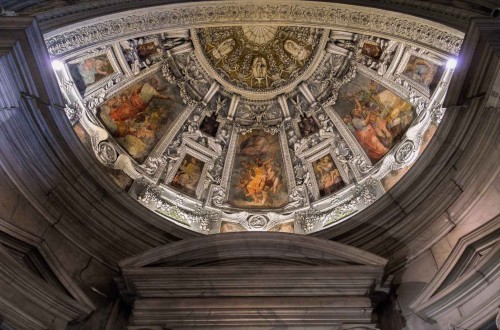 Church of San Pietro in Montorio, top of the Ricci Chapel