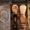 Church of San Pietro in Montorio, balustrade of the del Monte Chapel, putti and portraits of members of the del Monte family, Bartolomeo Ammannati