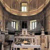 Church of San Pietro in Montorio, presbytery, in the background The Crucifixion of St. Peter (copy)- Guido Reni