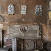 Basilica of Santi Quattro Coronati, remains of medieval decorations of the original church