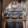 Basilica of Santi Quattro Coronati, funerary monument of the papal official Luigi d’Aquino