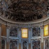 Basilica of Santi Quattro Coronati, view of the apse from the IV century, painting decorations from the XVII century