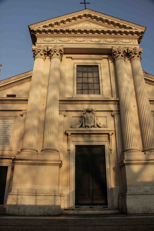 Church of San Rocco, façade, Giuseppe Valadier