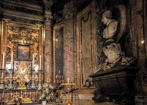 San Rocco, church transept, Madonna della Grazie, XVII century