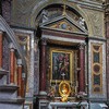 Church of San Rocco, Chapel of St. Martin, painting with St. Martin Dividing his Cloak with a Beggar, Donato da Formello