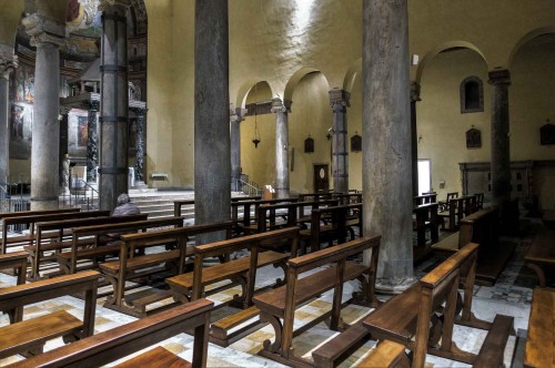 Basilica of San Saba, ancient columns