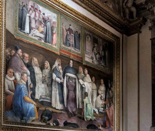 Basilica of Santa Sabina, frescoes in the Chapel of St. Hyacinth(San Giacinto), Frederico Zuccari