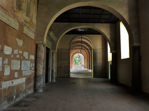 Basilica of Santa Sabina, friary vestibule, leading to the main entrance of the church