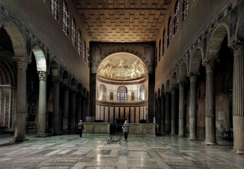 Basilica of Santa Sabina, schola cantorum from the IX century