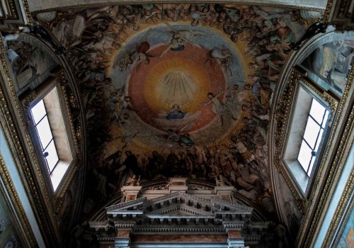 Basilica of Santa Sabina, vault of the Chapel of St. Hyacinth (San Giacinto), Federico Zuccari