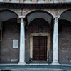 Santa Sabina, side enterance into the church from the Pietro d’Illiria Square