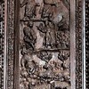 Basilica of Santa Sabina, cypress door from the V century - God Appearing to Moses on Mount Horeb, Burning Bush and Moses Tending Sheep