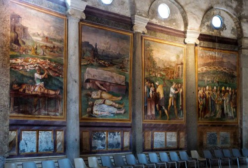 Basilica of San Stefano Rotondo, martyr series from 1582